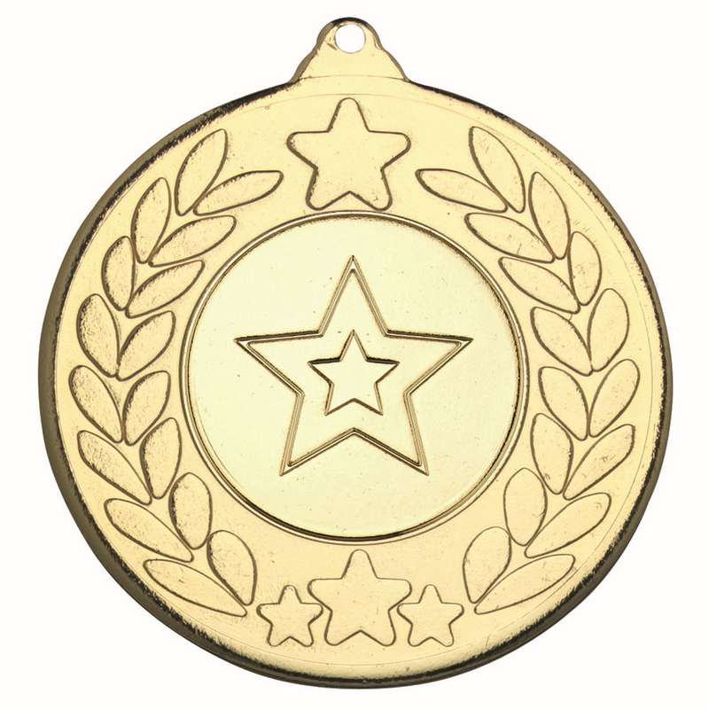 STARS AND WREATH MEDAL (1in CENTRE) BRONZE – 2in