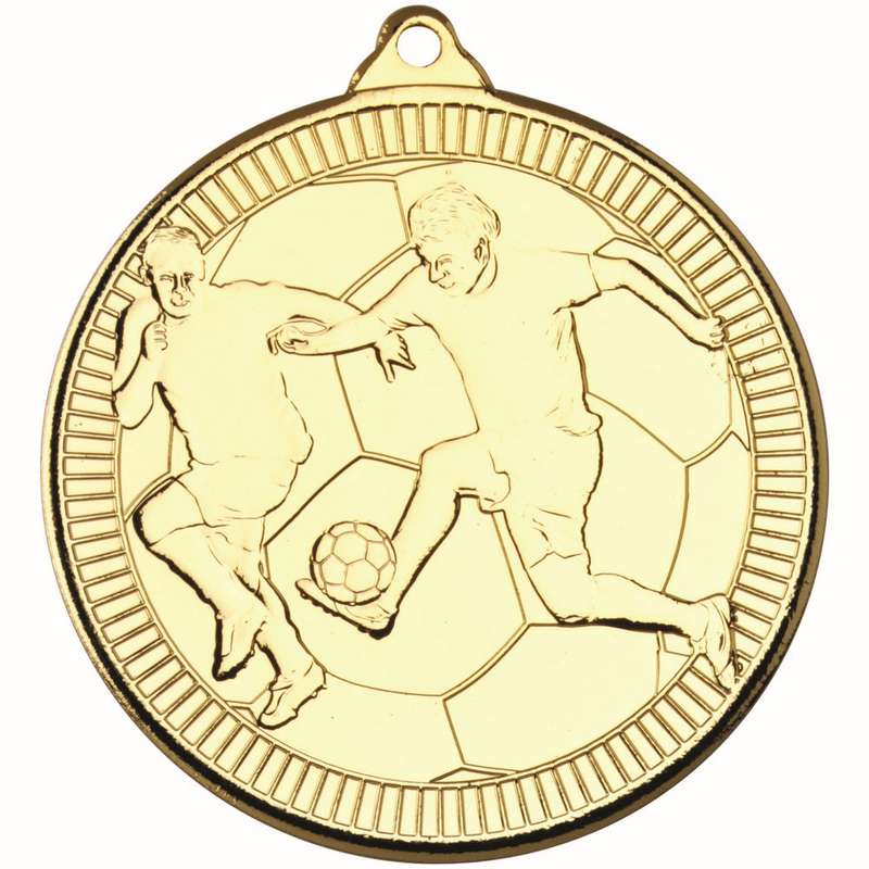 FOOTBALL MULTI LINE MEDAL BRONZE – 2in