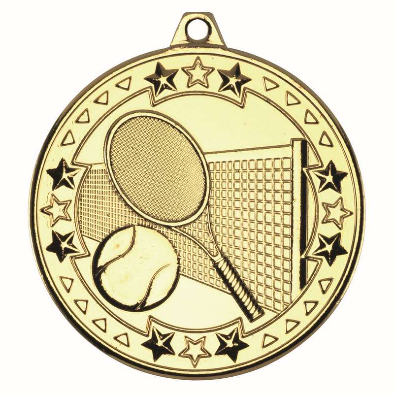 TENNIS TRI STAR MEDAL BRONZE – 2in