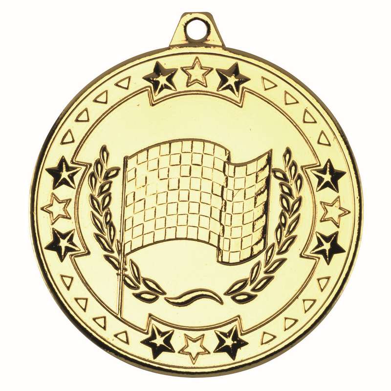 MOTOR SPORT TRI STAR MEDAL BRONZE – 2in