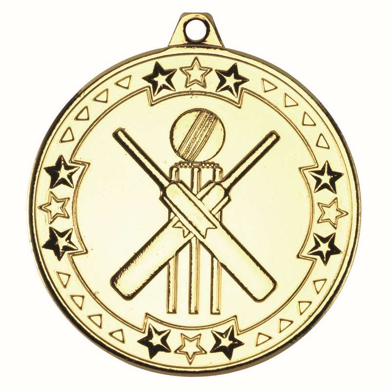 CRICKET TRI STAR MEDAL BRONZE – 2in