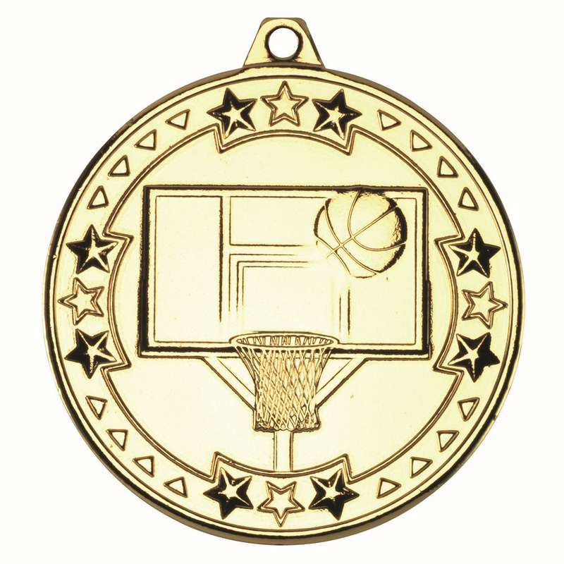 BASKETBALL TRI STAR MEDAL BRONZE – 2in