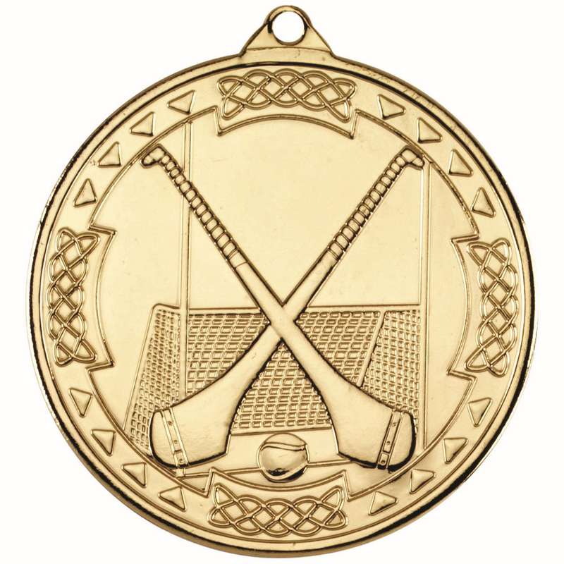 HURLING CELTIC MEDAL BRONZE – 2in