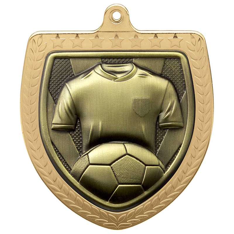 Cobra Football Shirt & Ball Shield Medal