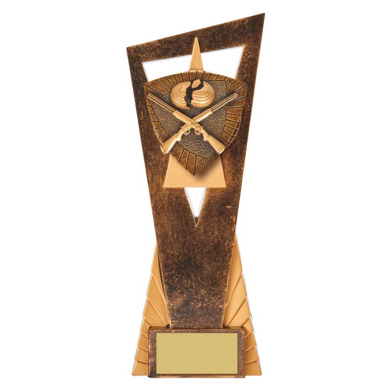 Antique Gold Edge Clayshoot Award 230mm – Ant Gold